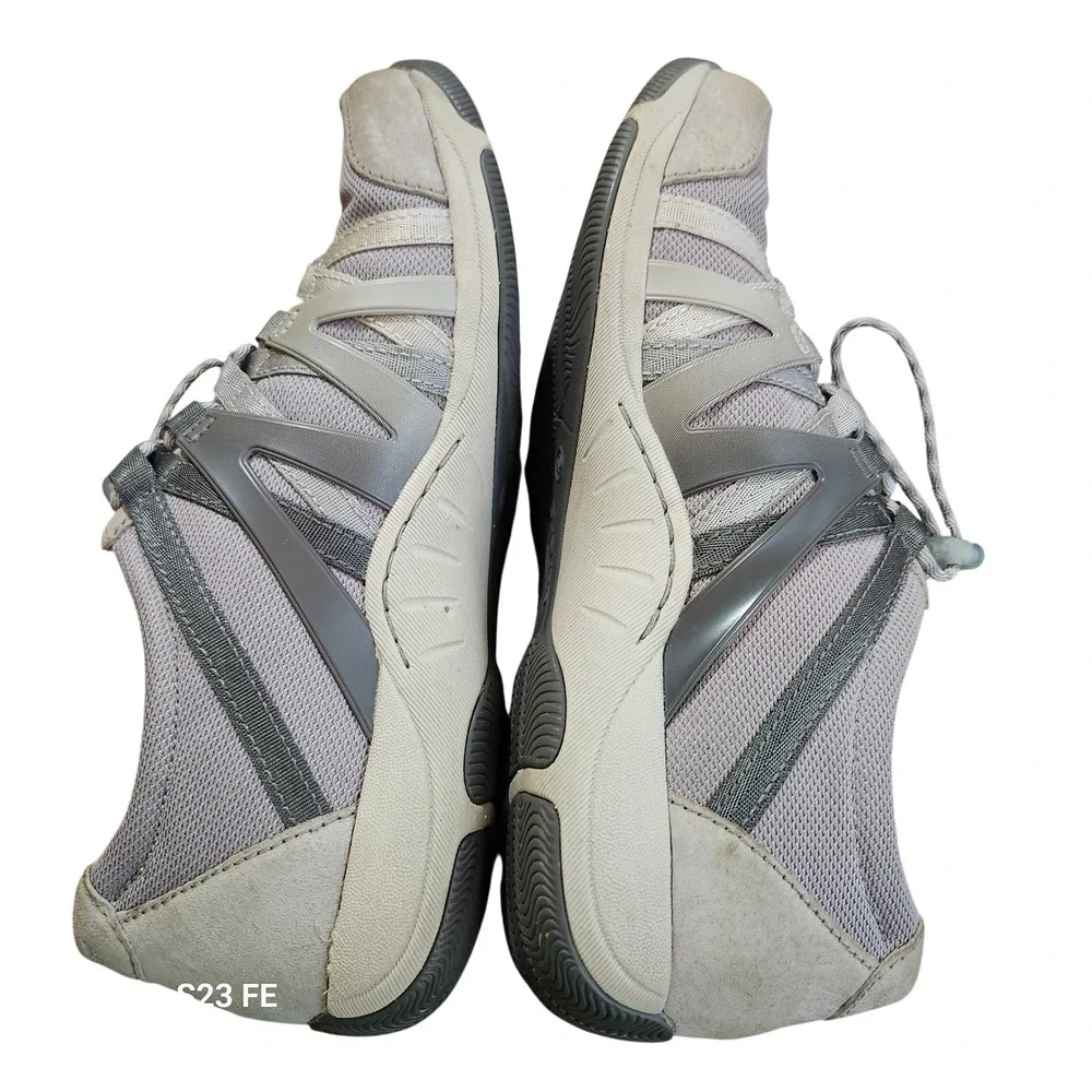 Dansko Henriette Sneakers Womens EU 40 Gray Leather Fabric Walking Comfort Shoes